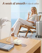 Facial Hair Removal for Women Face: Portable Painless Face Shaver with 2 Dual Blades - Rechargeable Hair Remover Device for Peach Fuzz Upper Lip Chin - Ideal for Travel/Makeup Prep
