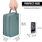 Toiletry Bag for Men Hanging Dopp Kit Water Resistant Shaving Bag Small Toiletry Bag for Traveling (Turquoise)