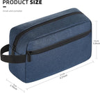 Icramsy Travel Toiletry bag Toiletry bag for women men Hanging Cosmetic bag Travel accessories for Women Men (Navy blue)
