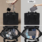 simtoper Small Electronics Organizer Travel Case – Slim Travel Cable Pouch for Small Tech Accessories, Cords, Chargers, Earbuds – Lightweight Mini Tech Bag for Backpack, Business, Travel