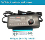 144W Power Supply Adjustable DC 3V ~ 36V Variable Universal Switching AC/DC Adapter Minidodoca AC to DC Converter with LED Voltage Display and 16 Tips, for 3V to 36V Household Electronics - 4000mA Max