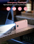 Portable Charger, 45W 20000mAh Power Bank with in/Out Fast Charging USB C Cable, 3W Flashlight, LED Display, Portable Battery Pack Travel Essentials for iPhone 17/16/15, Android Phone, Tablet, Laptop