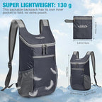 G4Free Lightweight Packable Hiking Backpack for Men Women Small Hiking Daypacks Foldable Shoulder Pack Casual Outdoor Bag 11L