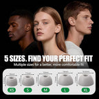 15 Pairs Ear Tips for Powerbeats Pro 2, Replacement EarTips Accessories for Beats Pro 2 Earbuds, 5 Sizes (XS/S/M/L/XL), Fit Charging Case, Quick Sand White
