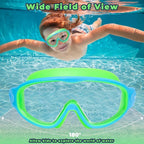 Keary 2 Pack Kids Swim Goggles for 3-15 UV Protection Anti-Fog Pool Water Swimming Goggles For Boys Girls Youth Toddler