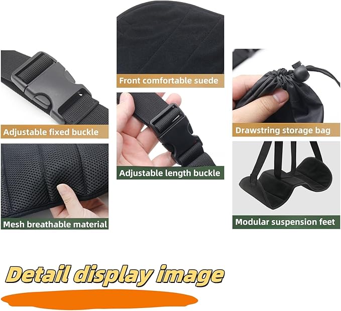 Airplane Footrest Foot Hammock Office Footrest Foot Hammock for Airplane Travel Accessories Plane Footrest