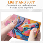 Colorful Horse 3 Pack Luggage Tag for Suitcase, Leather Bag Tags with Privacy Cover ID Label and Durable Steel Loop for Cruise Airport Travel