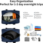 Apenze Small Gym Bag 14 inch lightweight Carry On Mini Duffel Bag for Travel Sport - Navy Blue
