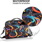 Laptop Shoulder Bag for Women Men, Waterproof Computer Case Messenger Bag Briefcase for Business Office Travel