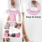 Waterproof Hanging Garment Bag,35 Inch Garment Bags For Hanging Clothes,Garment Bags For Travel Storage,Kids Garment Bag with Full Zipper for Dance Costumes,Sports,Skating,Theatre,Beauty Pageants