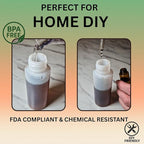 2-Pack 2oz Travel Bottles – Fine Mist Spray & Flip-Top Bottle Set – TSA Approved, FDA Compliant, Chemical Resistant, Leak-Proof, Refillable for Toiletries, Skincare, and DIY Essentials