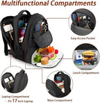 MATEIN Lunch Backpack for Men, 17 Inch Insulated Cooler Backpack with Lunch Compartment, Water Resistant Laptop Back Pack Computer Meal Prep Backpacks Mens Gifts Work Picnic College Travel