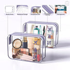 Veken 11 Set Compression Packing Cubes for Travel Essentials,Compressible Expandable Large Luggage Suitcase Organizer Bags for Clothing,Durable Space Saver Storage Bags with Toiletry Bags(Purple Gray)