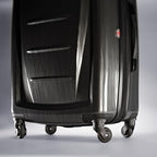 Samsonite Winfield 2 Hardside Expandable Luggage with Spinner Wheels, Charcoal, Checked-Medium 24-Inch