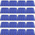 Grneric 60 Pieces Drawstring Backpack Bulk Cinch Sackpack Ployster Drawstring Bags for Gym Party Trip(Navy Blue)