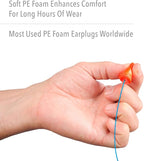 Honeywell Howard Leight by Maximum Corded Disposable Foam Earplugs, 100 Pairs, Orange
