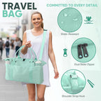 Grass Weekender Travel Bag - Small Gym Bag for Men & Women, Overnight Bag with Trolley Sleeve, Airplane Travel Essentials