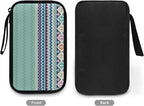 Geometric Electronic Organizer Cord Organizer Travel Pouch Electronic Accessories Carry Case Large Travel Cable Organizer Bag for SD Card Phone Power Bank