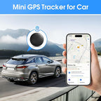 Mini GPS Tracker for Vehicles (for Android), Hidden Car Location Tracker w/Magnetic Case, Mini Hidden Item Finder Global Tracking Car Locator for Android Google Find Hub No Monthly Fees, Black
