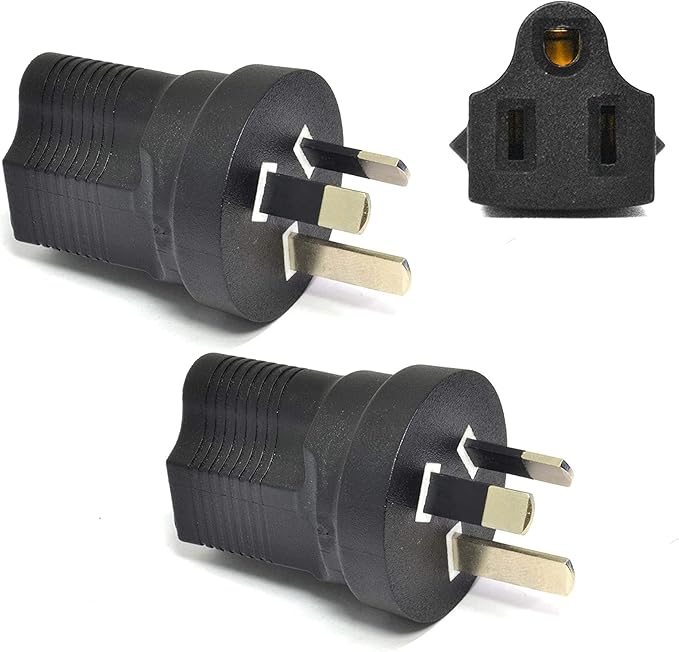 Ceptics Australia, New Zealand, China AS3112 Travel Power Plug Adapter Accepts NEMA 5-15R - ETL Certified - Industrial Grade (IG-16-2PK)