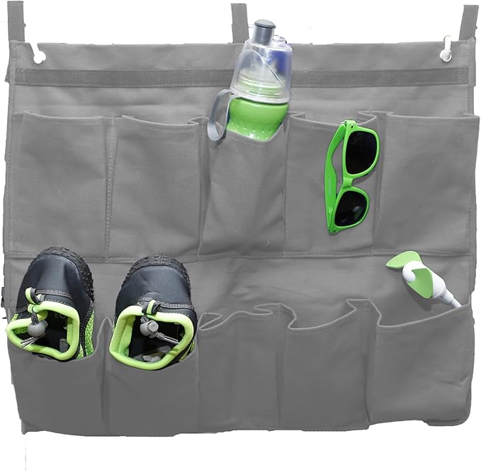 Gilbins End Of Bed Shoe Bag Great for storage, shoes, accessories & stuff! (Grey)