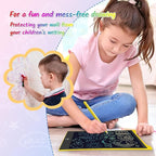 TECJOE 10 Inch 2 Pack LCD Writing Tablet, Colorful Doodle Board Drawing Tablet for Kids, No Mess Toddler Travel Learning Toys, Christmas Birthday Gifts for 3 4 5 6 7 8 Year Old Boys Girls Preschooler