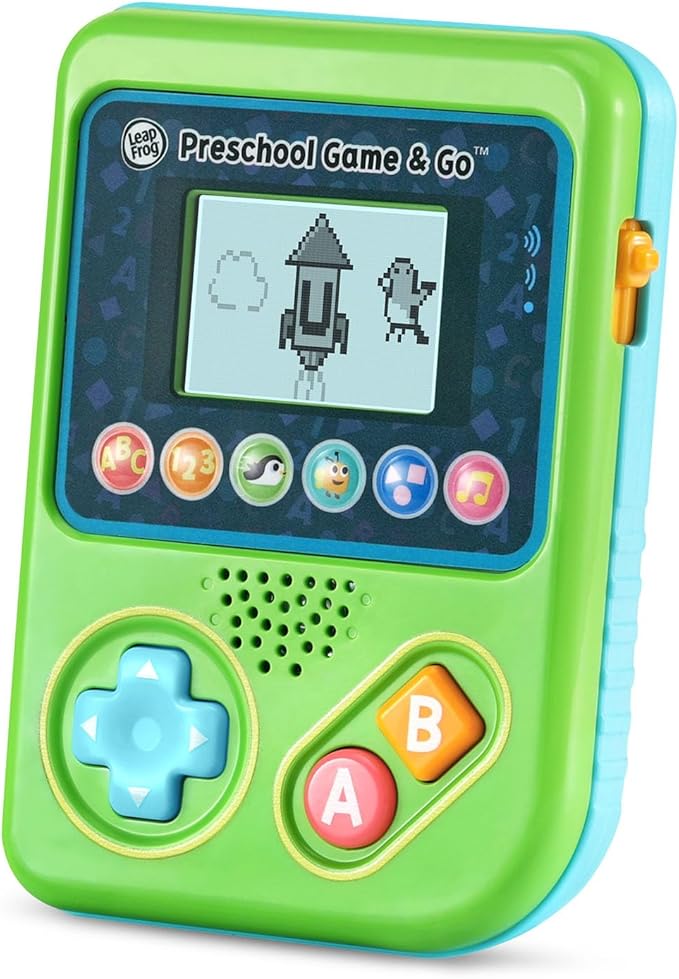 LeapFrog Preschool Game and Go Handheld Video Game Toy, Green