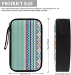 Geometric Electronic Organizer Cord Organizer Travel Pouch Electronic Accessories Carry Case Large Travel Cable Organizer Bag for SD Card Phone Power Bank
