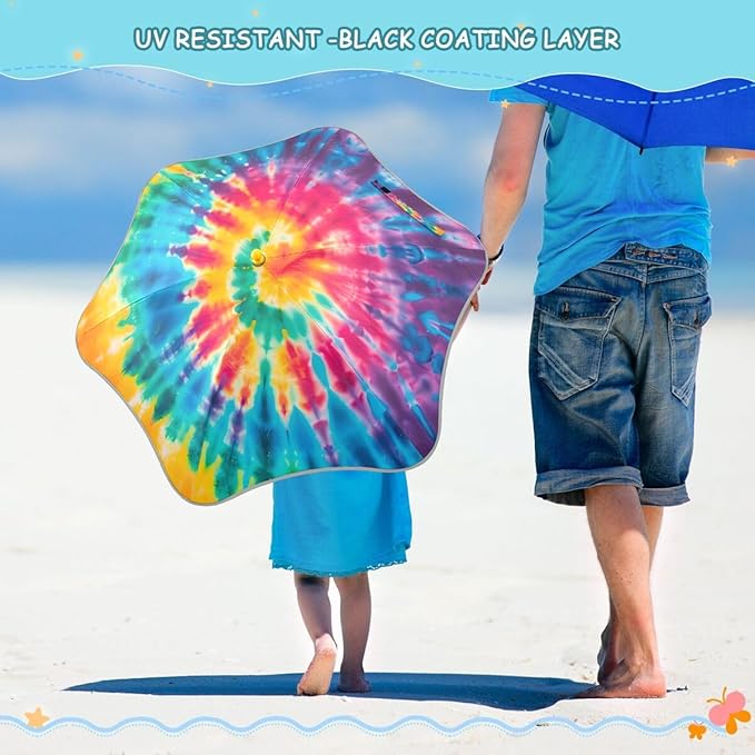 ALAZA Kids Umbrella Stick Umbrellas Cute Umbrella for Boys Girls Toddler UV/Sun Rain Windproof