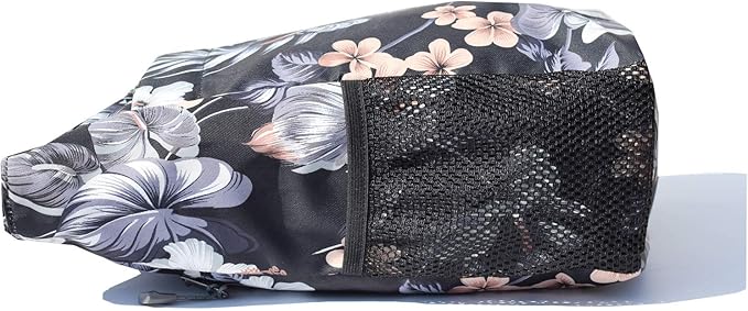 ESVAN Original Floral Tote Bag Large Shoulder Bag with Multi Pockets for Gym Travel Beach Daily Bags