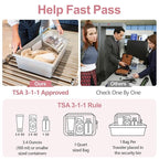 PACKISM TSA Approved Toiletry Bag - Beige Bohemian Print Clear Cosmetic Bag, Suitable for Gifts, with Supporting Frame, Perfect for Travel Essentials, Thick No Smell