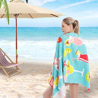 Beach Towel Microfiber Beach Towels Sand Free Quick Dry Lightweight Cute Fruit Travel Towels 30×60 inch Beach Towels for Kids Women Men Pool Swim Beach Essentials Accessories