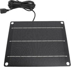 Tbest Solar Panel Charger High Efficiency 6W Energy Conversion USB Solar Panel Charger for Camping