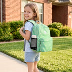 STEAMEDBUN Corduroy Kids Backpack for Girls Boys 3-8, Girls Backpack for Elementary Kindergarten - Daisy