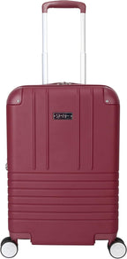 Jessica Simpson Countryside 2-Piece Set (21" & 30") Expandable 8-Wheel Spinner Large Checked Luggage Suitcase, Burnt Russet