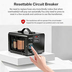 Yinleader Heavy Duty 2000W PRO 110V to 220V Voltage Converter Step Up/Down Power Transformer 110-120V/220-240V for 220/230/240V Global Appliances use in US