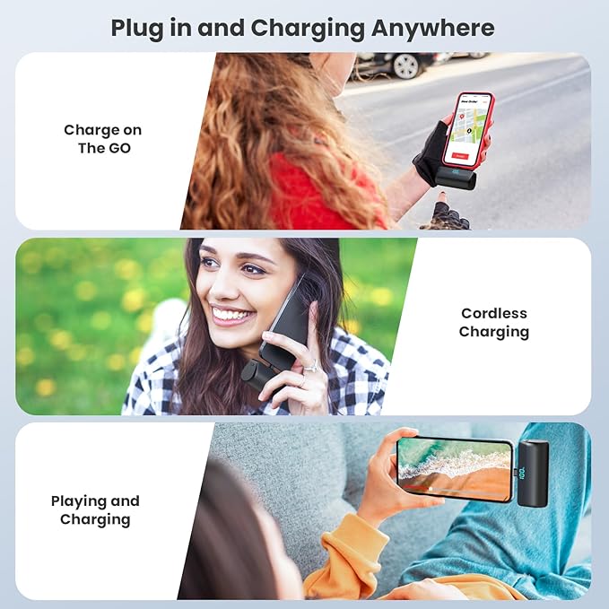 [2-Pack]Mini Portable Charger for iPhone 17/16/15,Upgraded 5500mAh PD Fast Charging USB C Power Bank,Travel Essentials Battery Pack for iPhone 17/17 Pro Max /Air/16 Plus/16/15 Series Galaxy Android