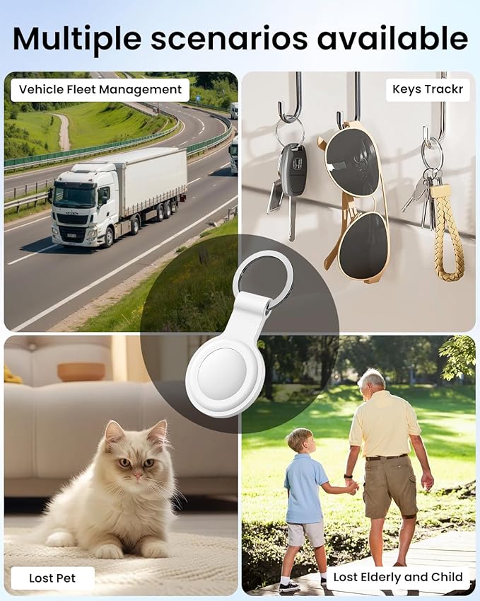 GPS Tracker Device for Car and Vehicles: Mini Hidden Magnetic no Subscription Trackers for Tracking Kids Elderly Vehicle pet - Real Time Location Track Devices no Monthly Fee for Android and iPhone