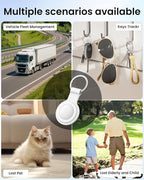 GPS Tracker Device for Car and Vehicles: Mini Hidden Magnetic no Subscription Trackers for Tracking Kids Elderly Vehicle pet - Real Time Location Track Devices no Monthly Fee for Android and iPhone