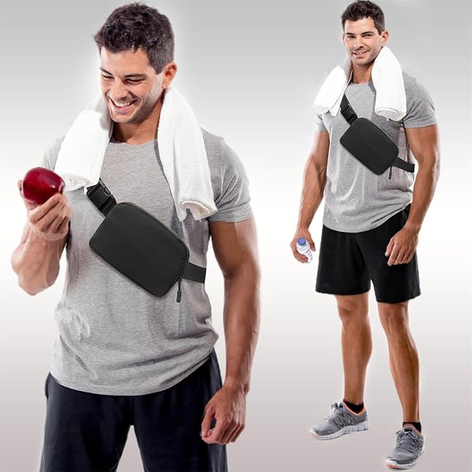 Amazerbst Belt Bag, Fanny Pack, Everywhere Belt Bag,40 Inch Adjustable Strap, for Women and Men,Waterproof