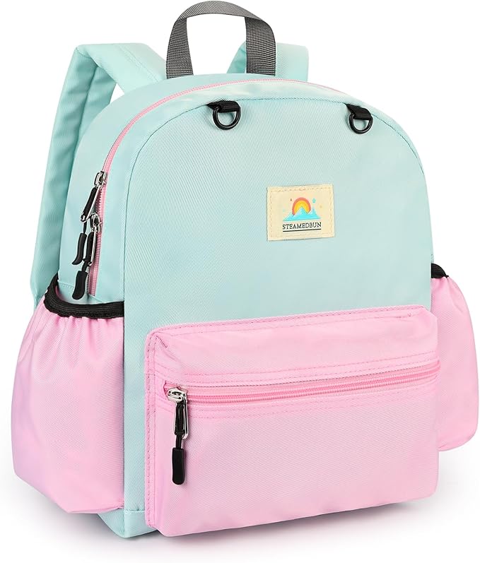 STEAMEDBUN Toddler Backpack for Girls 2-4: Kids Backpack Boys Girls - Preschool Kindergarten Daycare Backpacks - 12 inch