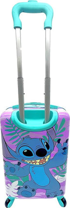 Fast Forward Kids Licensed Hard-Side 20” Spinner Luggage Lightweight Carry-On Suitcase (Stitch)