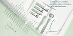 Manicure Set Nail Clippers Pedicure Kit -7 Pieces Stainless Steel Travel Nail Kit, Travel Essentials Purse Essentials Professional Grooming Kits, Manicure Kit with Zipper Portable Pack