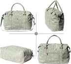 ESVAN Travel Tote Duffel Gym Bag,Weekender Overnight Carry-on Tote Crossbody Bag with Wet Pocket and Trolley Sleeve Upgraded