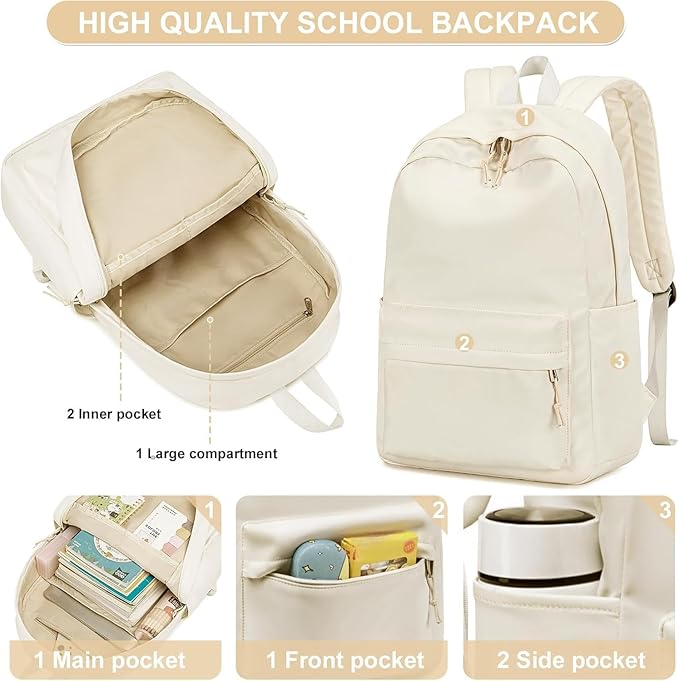 LOIDOU Backpack for Girls School Backpacks Bookbags for Elementary Middle School Women Laptop Backpacks