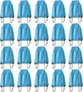 Drawstring Backpack Bulk 20 Pcs Draw String Backpack Bags DIY Gym Sports Traveling Yoga Cinch Bag Sackpack Drawstring (Sky Blue light blue)