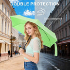 Compact Travel Umbrella with Case - Mini Umbrella for Purse, Small Lightweight &Tiny Design Perfect for Parasol Outdoor Sun&Rain Umbrellas