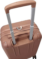 Jessica Simpson Countryside 21" Expandable 8-Wheel Spinner Carry On Luggage Suitcase, Mocha Mousse