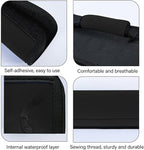 2 Pack Luggage Handle Wraps for Suitcase, Bright Color Comfort Soft Handle Covers (Black)