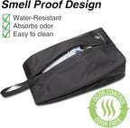KOSMCCO Smell Proof Cleat Bag - Athletic Soccer & Golf Shoe Bag for Smelly Cleats and Gym Shoes | Durable, Water-Resistant, and Easy to Clean